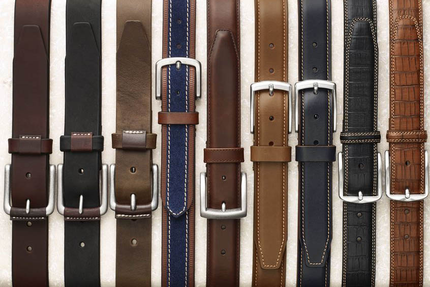 Cintura Da Uomo In Pelle Con Fibbia Automatica Pura - Foto 3